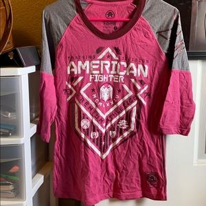 American Fighter 3/4 sleeve top